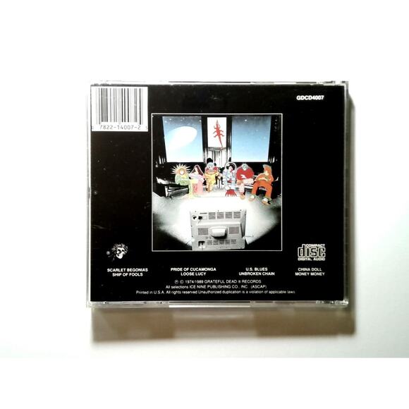 Grateful Dead - From The Mars Hotel CD - GDCD4007 - Classic 1974 Album - Picture 3 of 3